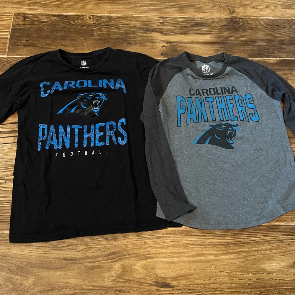 Carolina panthers shirt bundle, both NFL brand